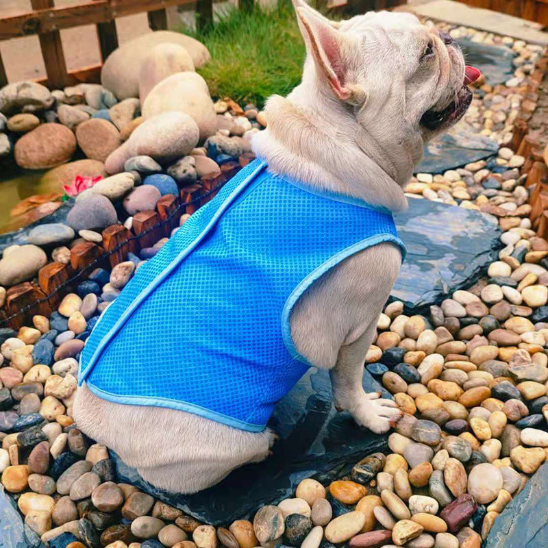 Pet Cooling Clothes Dog Summer Cooling Vest Summer Cooling Breathable Ice Silk Cool Clothes Supplies