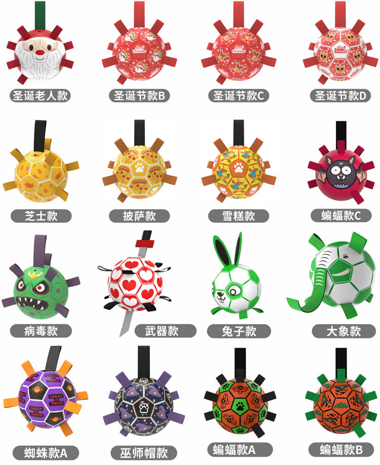Amazon hot pet toys dog tour football puppy toy ball training pet ball supplies wholesale