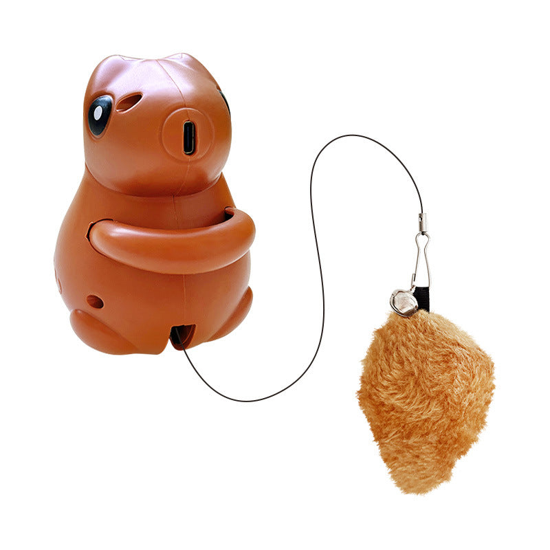 Pet smart lifting cat toy electric squirrel hanging cat ball cat self-entertainment artifact cross-border wholesale