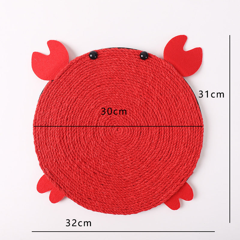 Avocado Cat Scratching Board Sofa Anti-scratch Wear-resistant Claw Device Cat Toy Pet Supplies Cactus Cat Scratching Mat Sisal