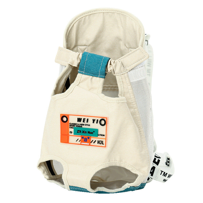 Pet mesh backpack cross-border cat bag breathable lightweight backpack spot outing portable cat pet bag