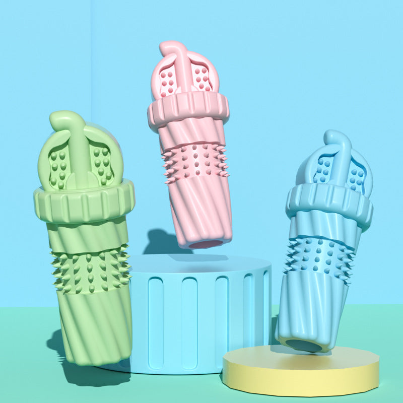 New arrival pet toys wholesale cola cup TPR dog toys chew resistant teething toy supplies set