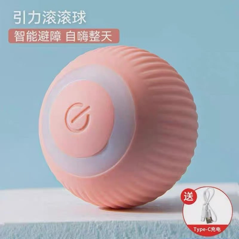 New Electric Rolling Ball USB Rechargeable Cat Toy Self-Entertainment Pet Supplies Wholesale