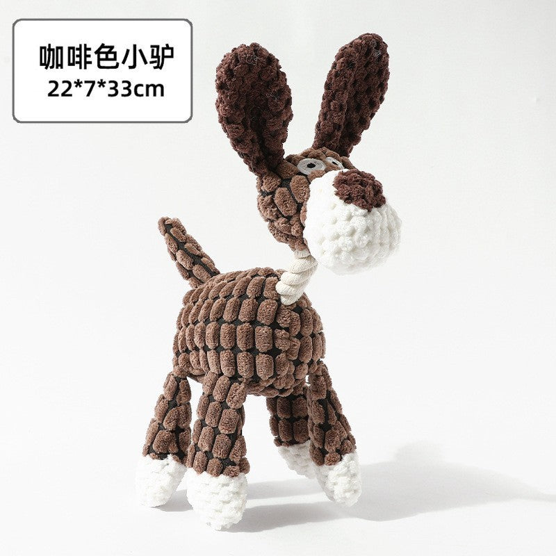 Dog chewing sound toy fun pizza BB interactive training resistant to tearing simulation pet teething toy