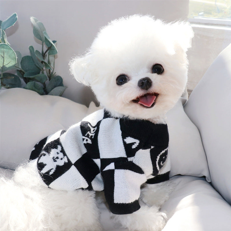 Bixin pet cotton coat can pull cats and small dogs Teddy Bichon Pomeranian autumn and winter clothes dog clothes winter