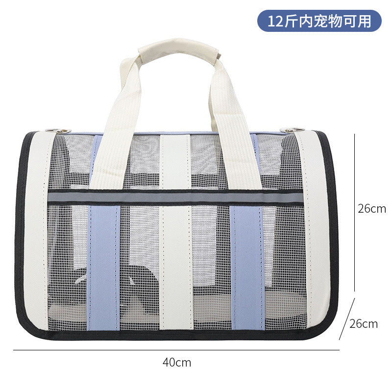Wholesale cat bag convenient pet folding pet bag cat breathable space capsule single shoulder portable dog backpack
