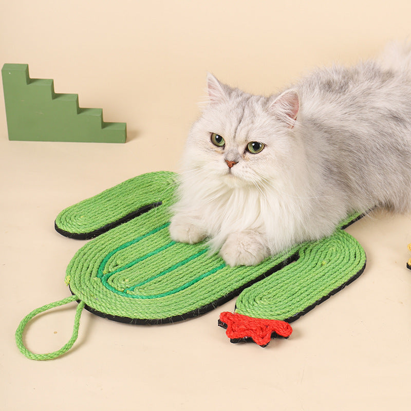 Avocado Cat Scratching Board Sofa Anti-scratch Wear-resistant Claw Device Cat Toy Pet Supplies Cactus Cat Scratching Mat Sisal
