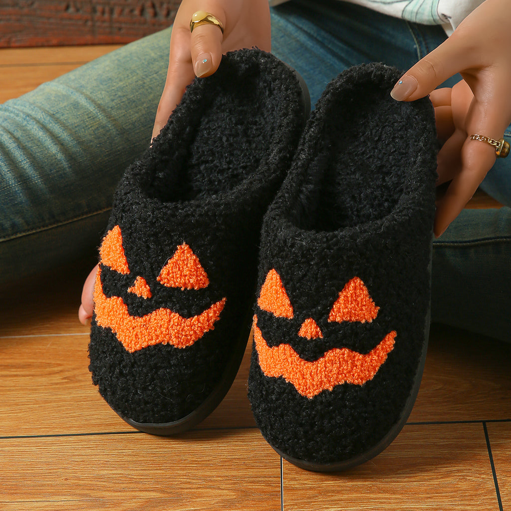 Factory direct supply cross-border Halloween cotton slippers home cartoon cotton slippers home slippers room household slippers wholesale