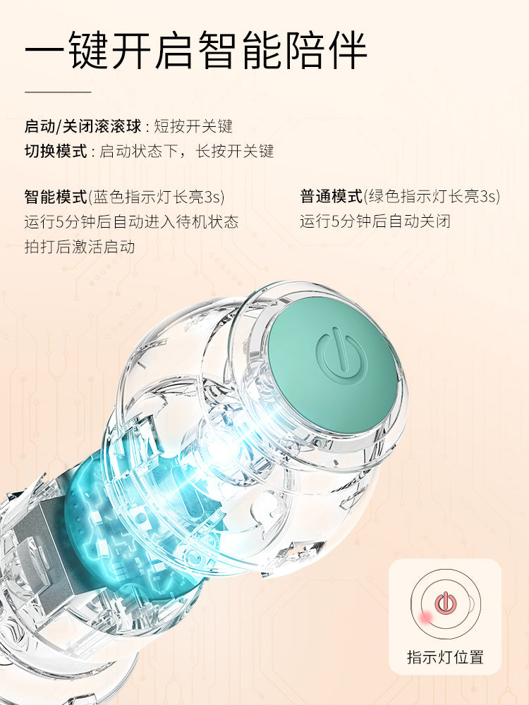 Cross-border gravity rolling ball cat toy, funny cat ball, tooth grinding and chewing resistance, self-pleasure and boredom relief rolling ball pet supplies