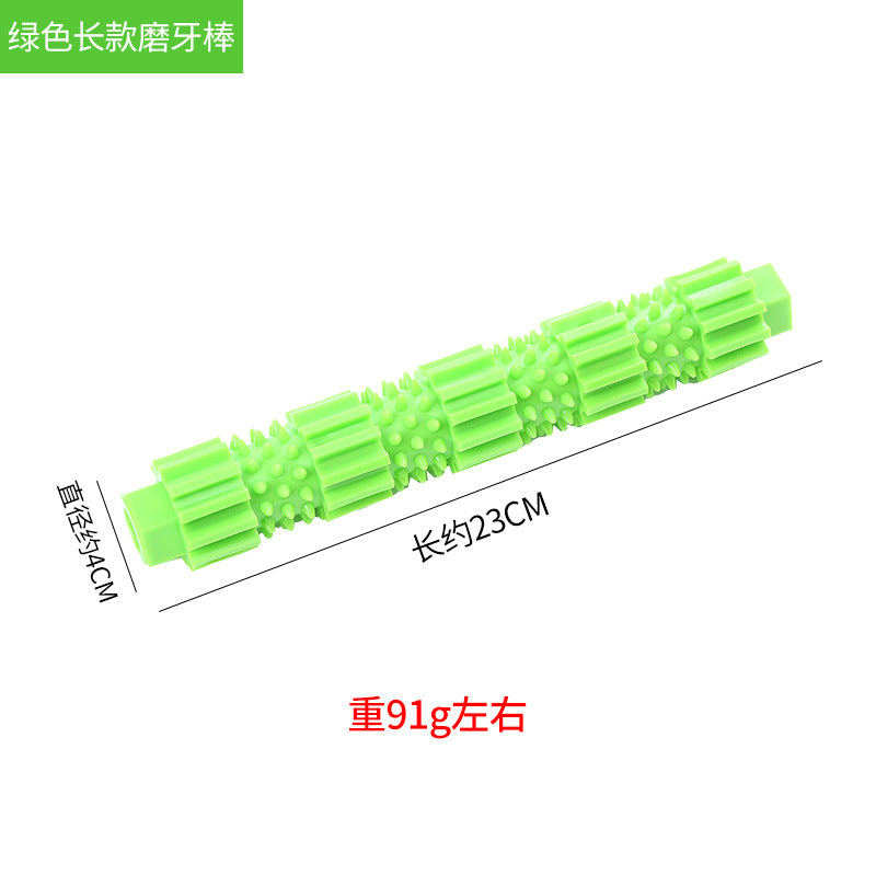 Pet Supplies Dog TPR Bite Stick Leaky Stick Grinding Teeth Cleaning Teeth Bite Interactive Toy Spot Wholesale Cross-border