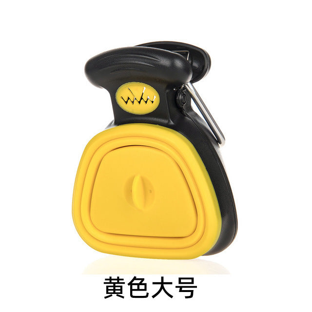 Pet toilet picker out walking dog excrement picker folding portable folder toilet garbage bag shovel feces artifact factory wholesale