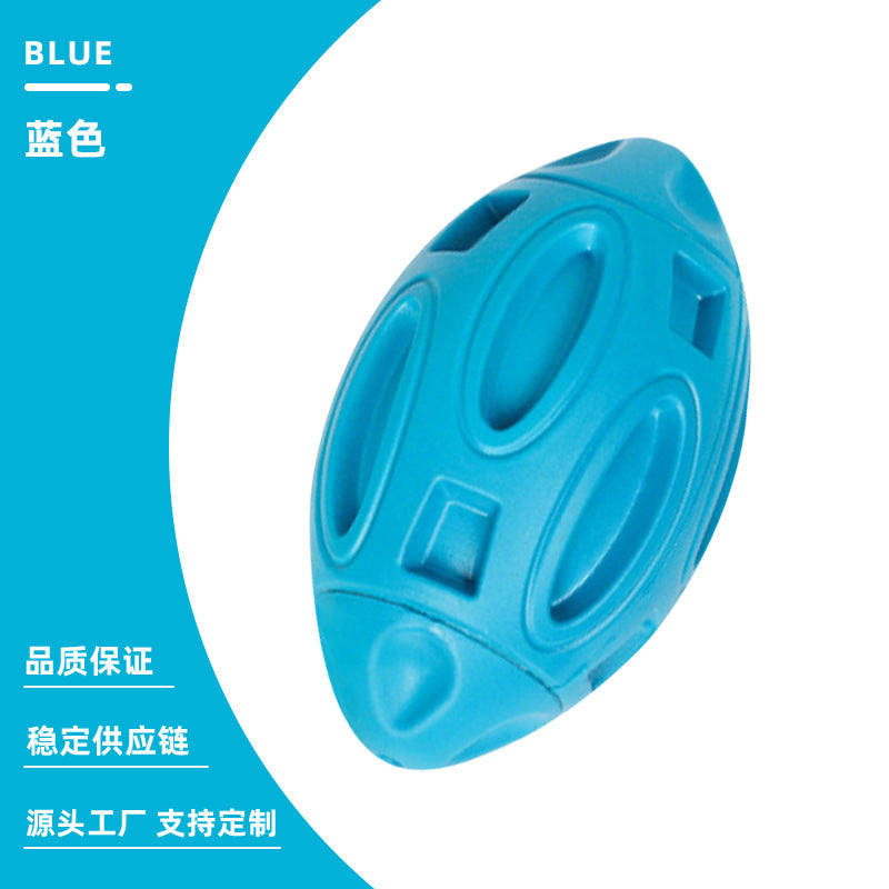 Amazon's hot-selling rubber sounding football high-quality pet ball molar chew-resistant dog toy ball