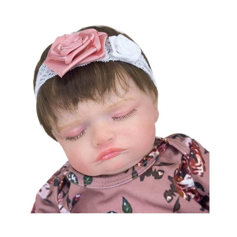 Simulation cross-border reborn doll 50cm vinyl doll doll toy reborn baby foreign trade toys
