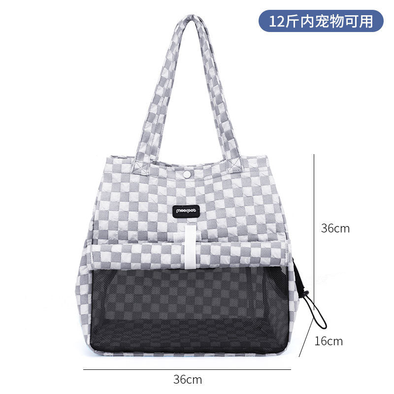 Spot pet bag portable breathable car cat bag hand-held foldable pet box multifunctional dog bag cross-border