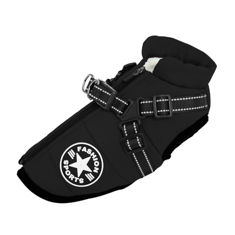 Dog clothes for medium and small dogs vest-style traction rope dog leash Teddy dog chain dog walking rope pet chest harness