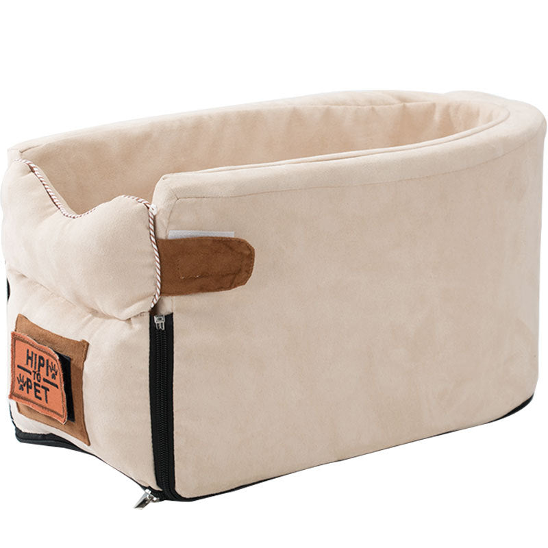 Dog car kennel car pet car mat cat safety seat central control kennel Teddy Pomeranian pet supplies