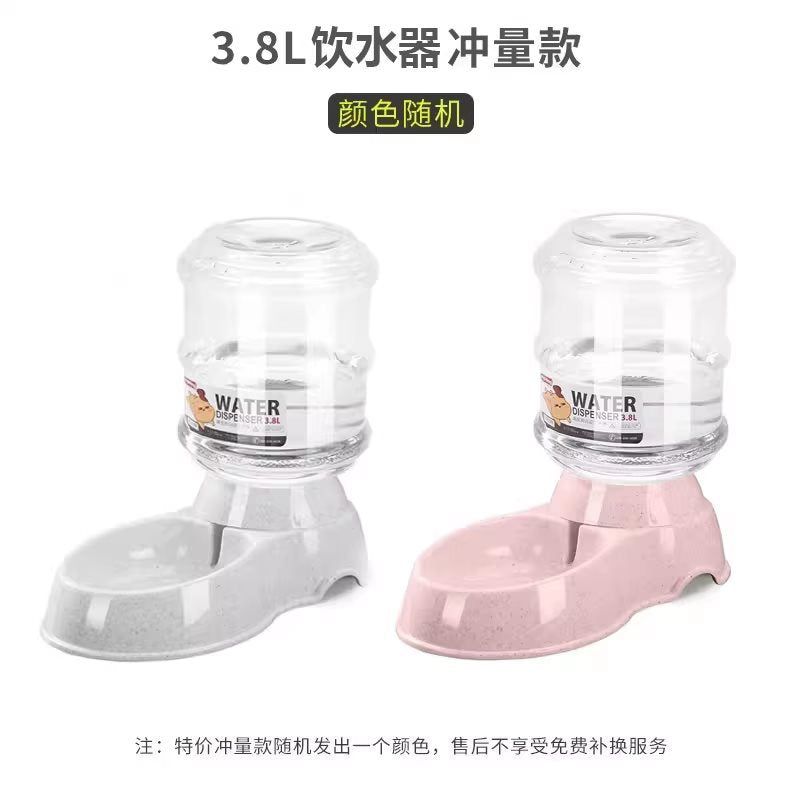 Cat drinking fountain dog pet automatic feeder cat feeding water drinking water refilling flow non-plug electric kettle