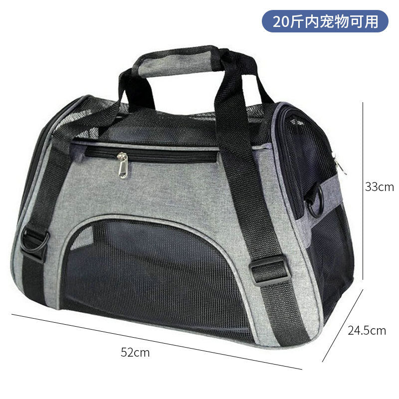 Spot pet bag portable breathable car cat bag hand-held foldable pet box multifunctional dog bag cross-border