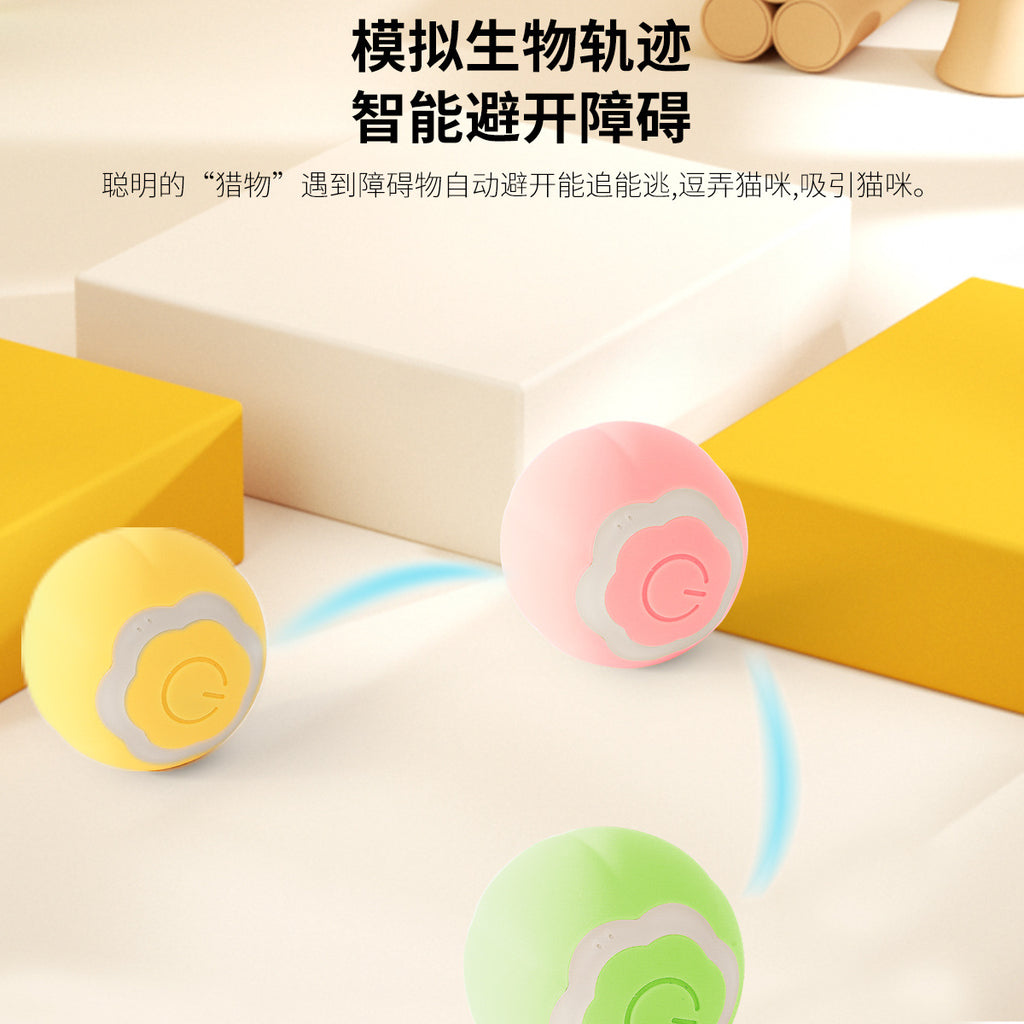 Automatically amuse cats, rolling ball, electric cat toy, charge and relieve boredom, transform into young kittens, cross-border smart pet supplies