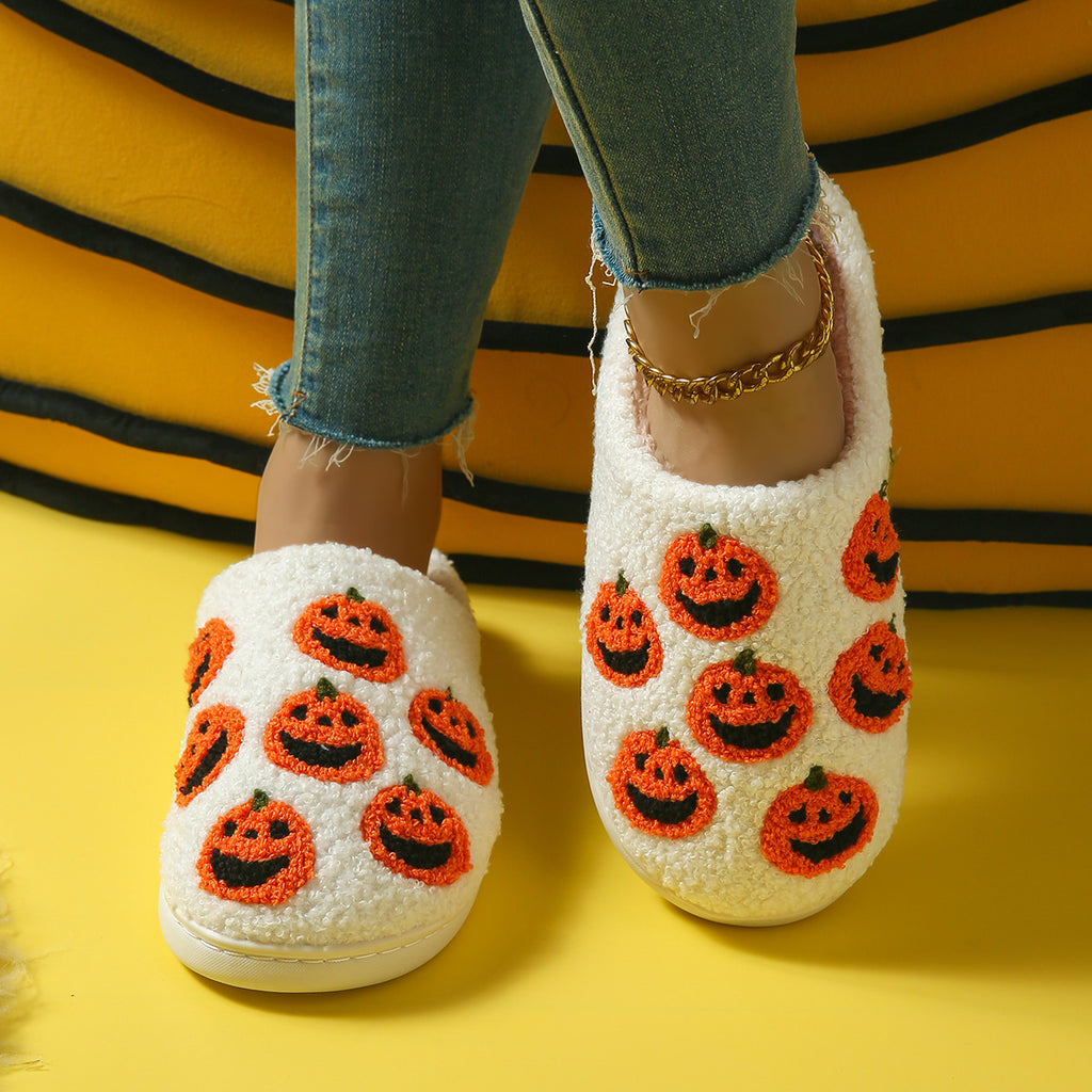 Factory direct supply cross-border Halloween cotton slippers home cartoon cotton slippers home slippers room household slippers wholesale