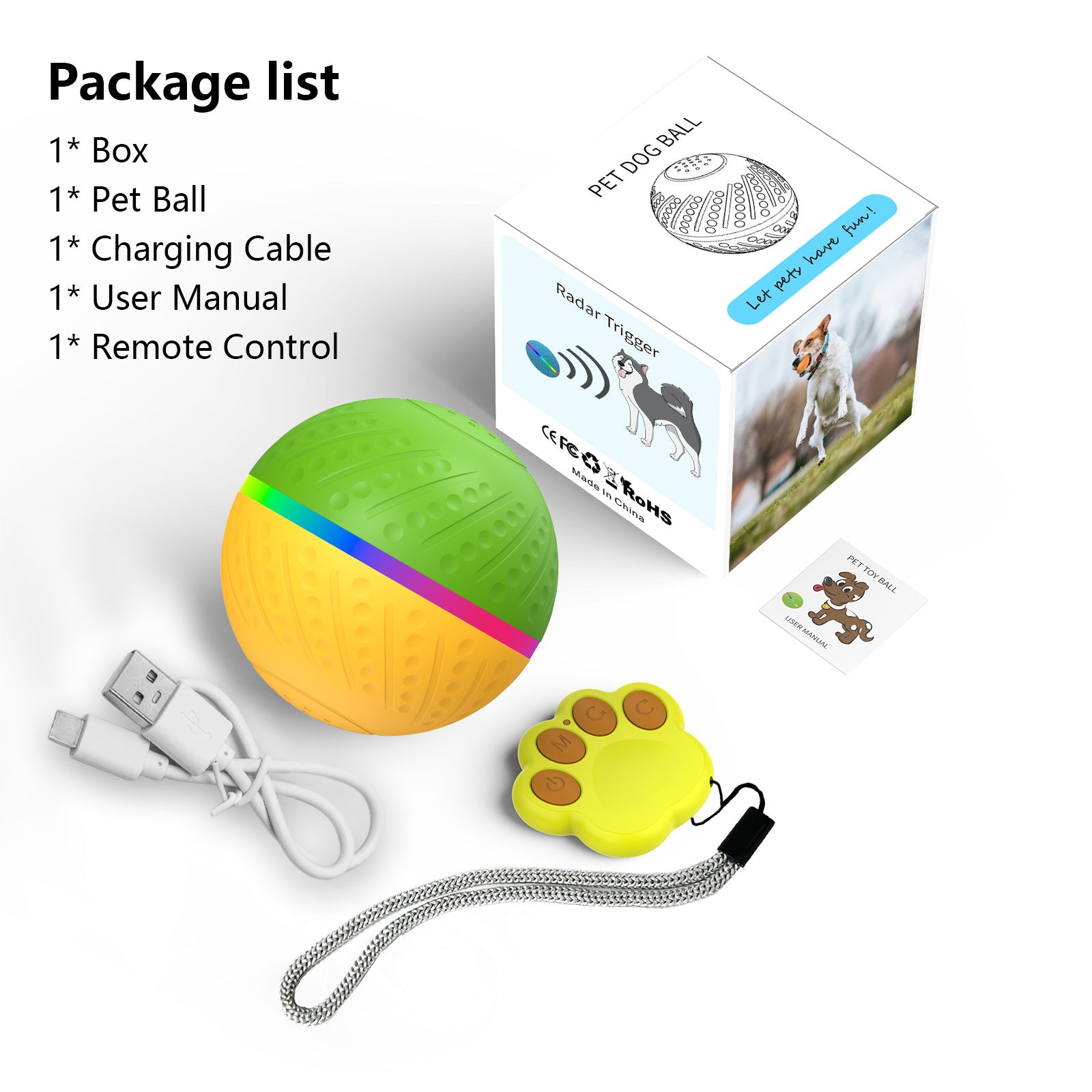 TEMU popular Amazon interactive pet automatic dog toy ball electric smart ball wicked ball O3