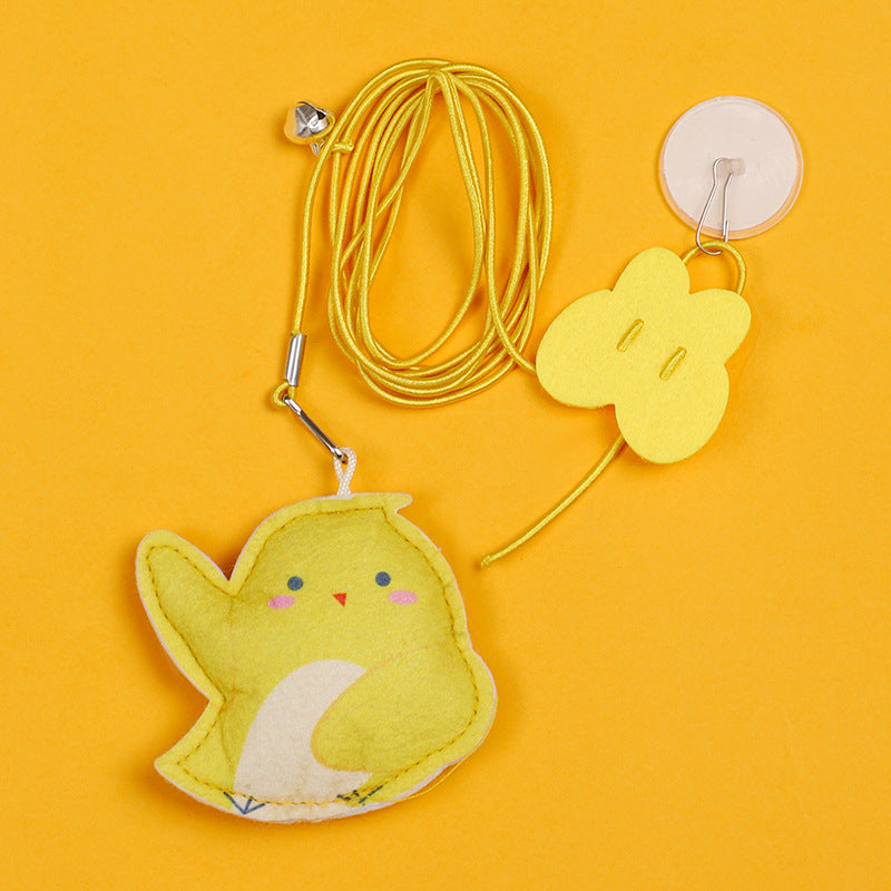 New cat teaser stick toy hanging door pet cat felt toy retractable catnip hanging cat teaser toy