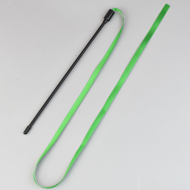 Colorful cat teaser stick double-sided color strip cat teaser color strip cat teaser stick pet cat toy cat teaser stick