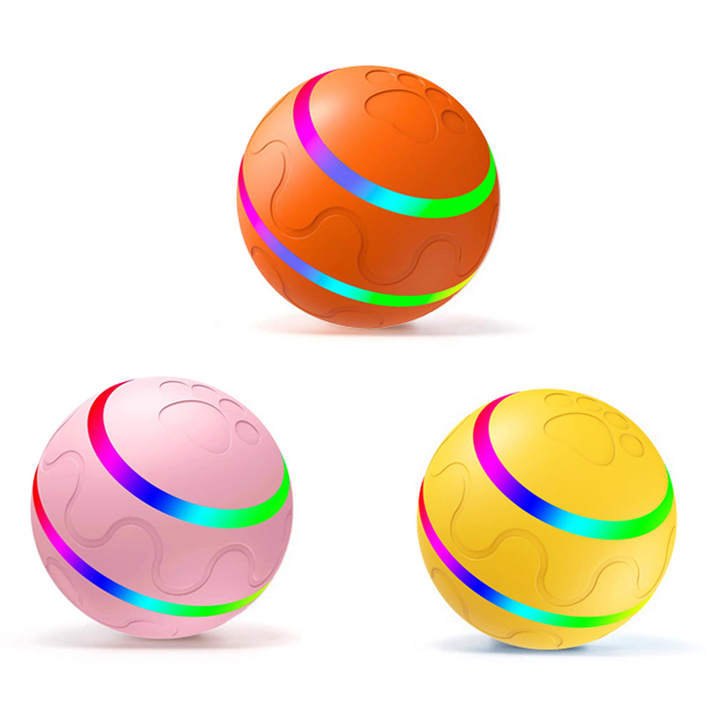 Amazon popular wicked ball new bite-resistant pet toy automatic dog toy ball electric smart ball
