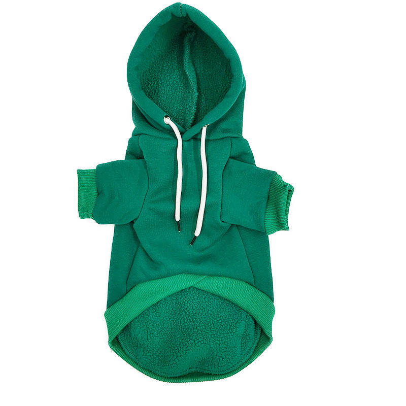 Cross-border wholesale pet hooded sweatshirt Bichon Frise dog clothes cotton small and medium-sized dogs autumn and winter new pet clothes