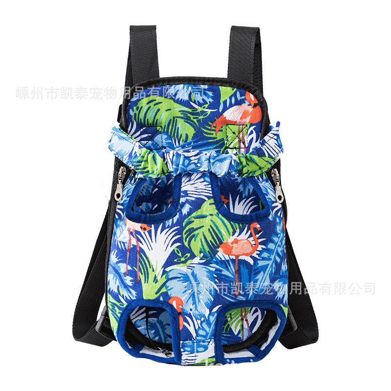 Factory direct sales pet chest bag for going out, comfortable and portable breathable dog bag and cat bag, pet shoulder bag