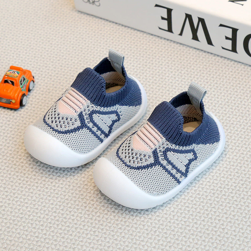 Foreign trade cross-border soft sole baby toddler shoes breathable mesh socks shoes one-step 1-3 years old baby toddler shoes summer