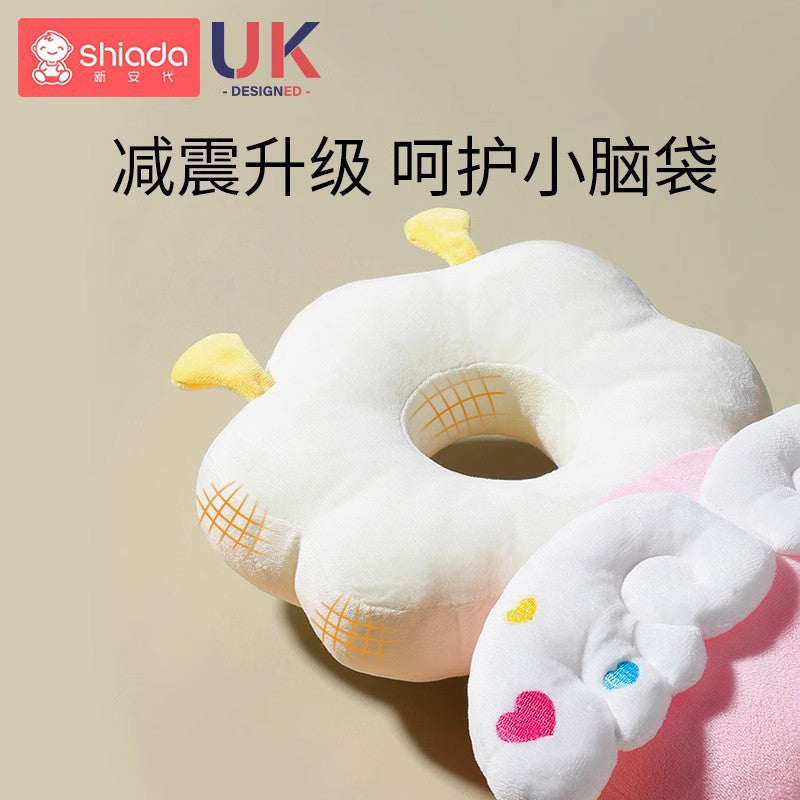 Baby anti-fall pillow baby head protection anti-fall hat cartoon children's toddler pillow anti-collision artifact breathable protective pad