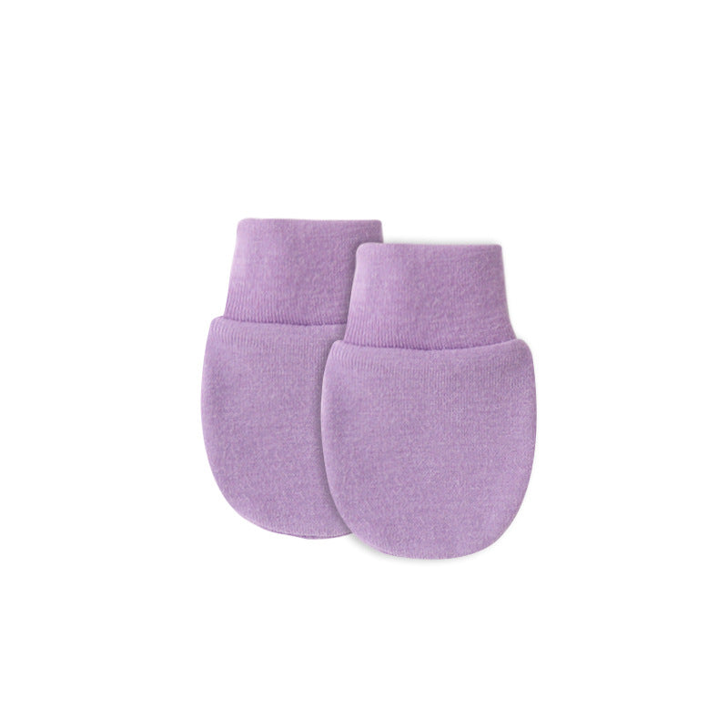 2023 Spring, Summer and Autumn Thin Newborn Anti-scratch Gloves Baby Anti-scratch Face Comfortable Breathable Newborn Baby Protective Gloves