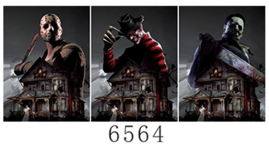 Anime 2D mobile phone stickers modern 3D mini mobile phone stickers refrigerator 3D decorative stickers Halloween creative stickers