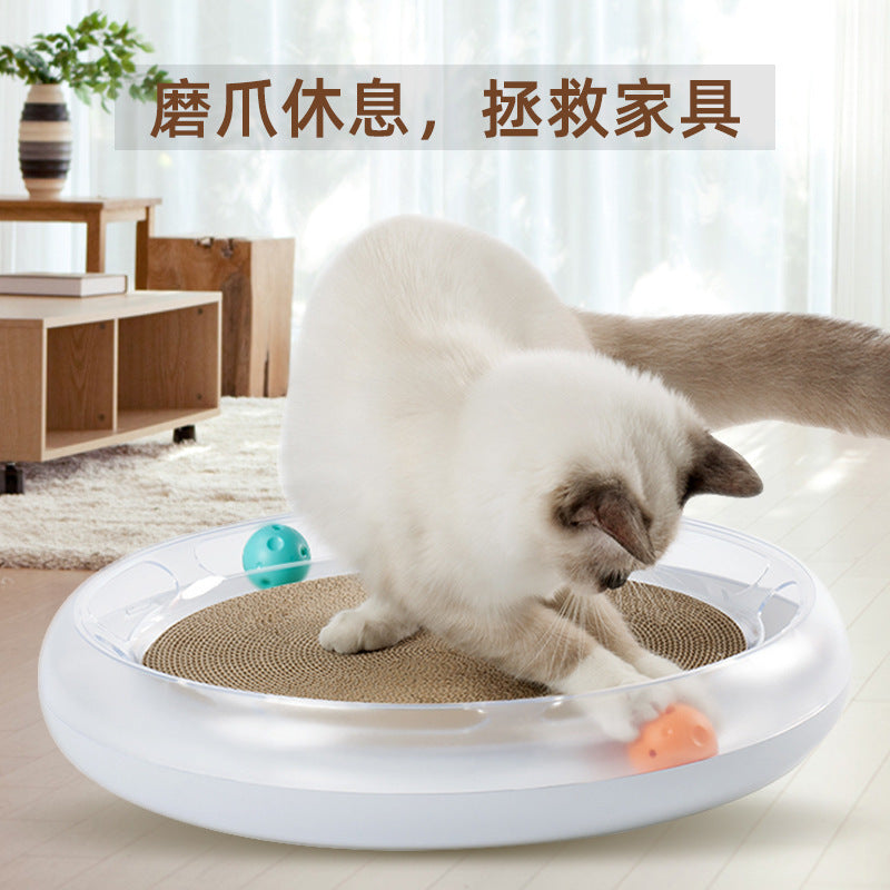 Small/Pei cat scratching board nest cat self-hilarious toy claw sharpener decompression pet toy Small/Pei cat scratching board replacement core