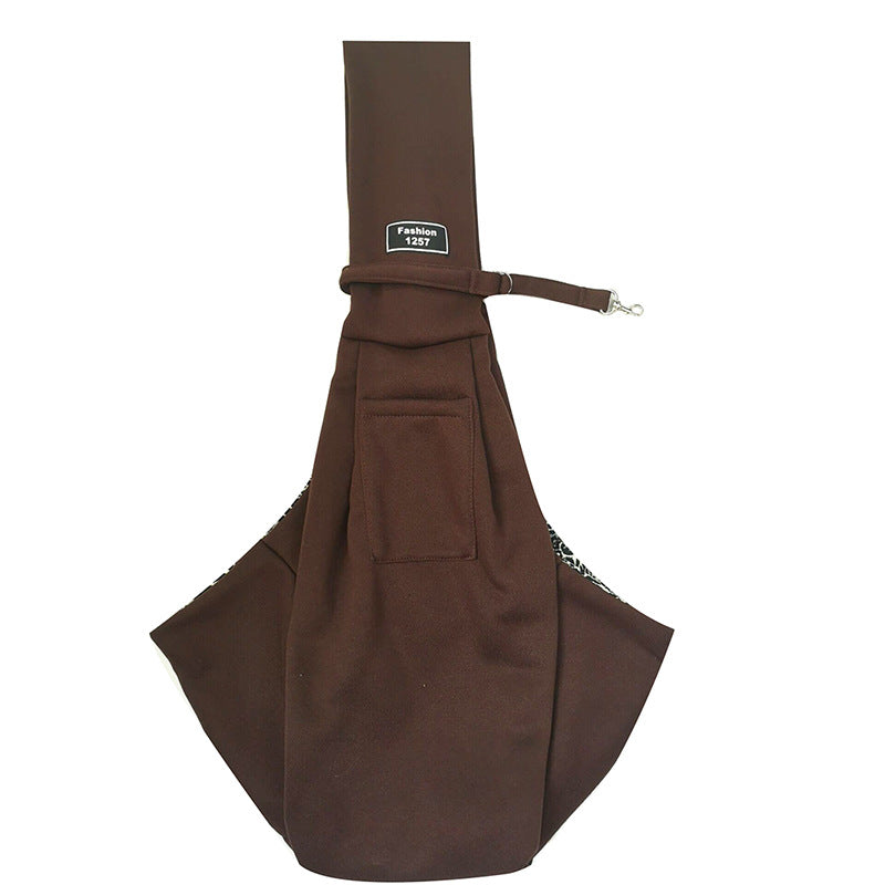 Cross-border new foldable cat bag, one-shoulder crossbody dog backpack, portable and large-capacity wholesale pet bag