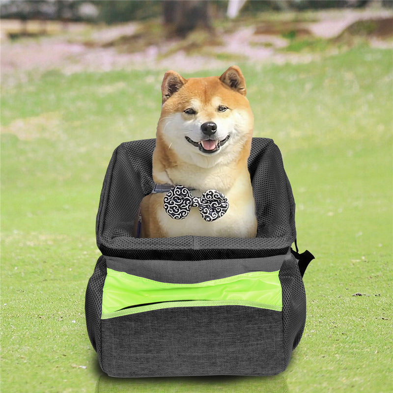 Pet bag bicycle basket pet bag portable pet bag bicycle head basket pet electric vehicle frame supplies