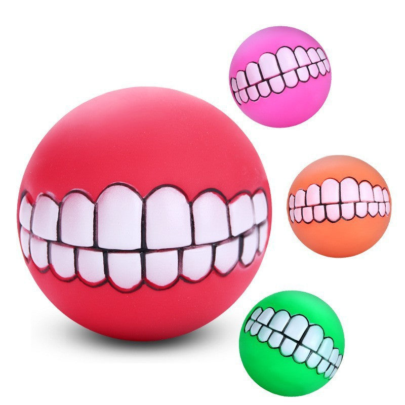 Pet toy ball latex sound bite resistant dog toy interactive training self-entertainment cross-border pet supplies wholesale factory