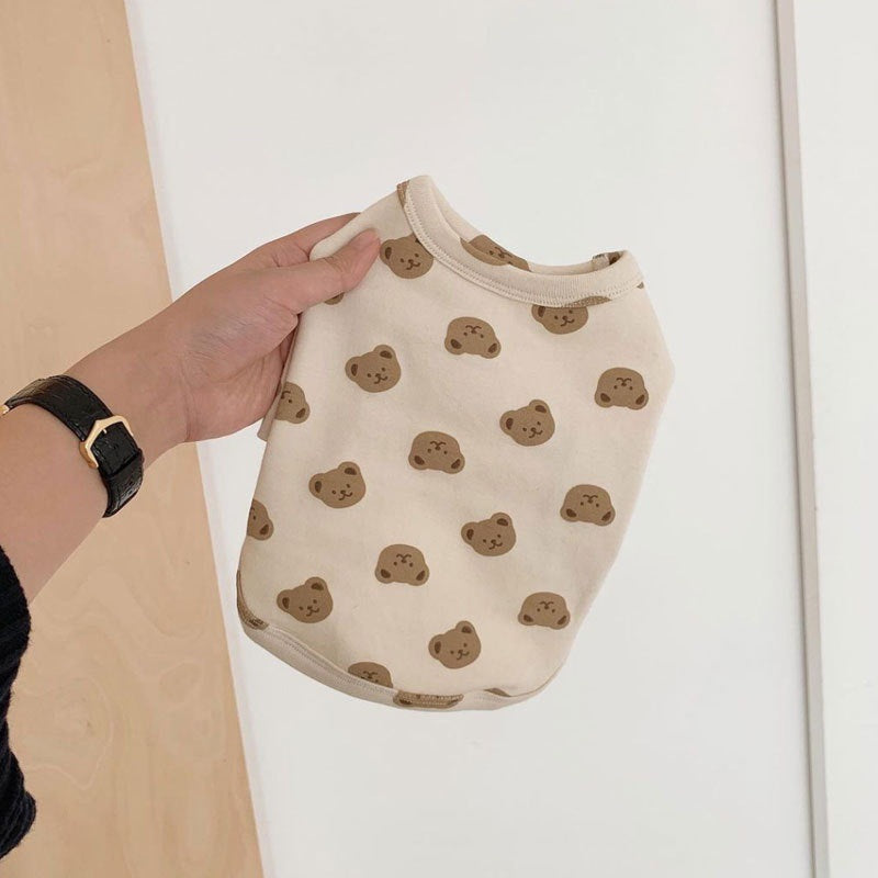 Korean ins cat clothes spring and summer thin anti-hair loss puppet kitten cute pet dog cat clothes