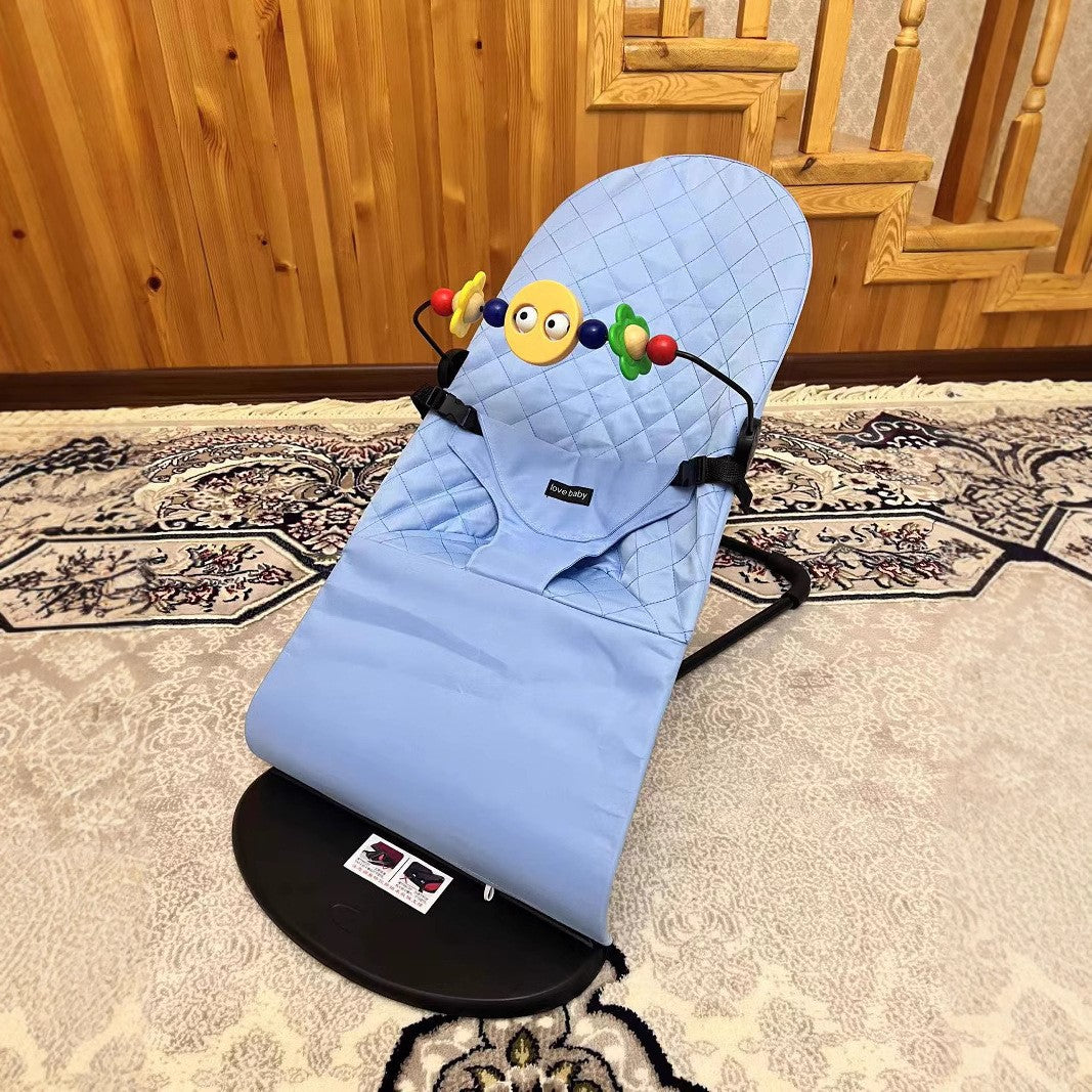 Baby rocking chair soothing cradle chair baby foldable balance rocking chair to coax baby to sleep artifact wholesale