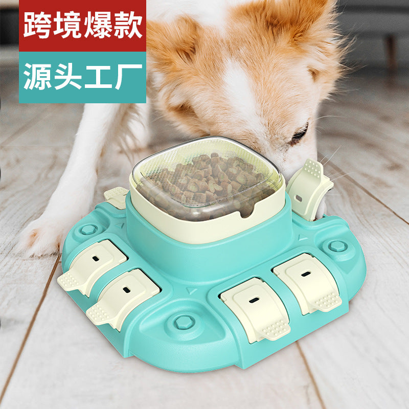 Pet supplies factory wholesale company new hot Amazon Yizhihui press leaking device slow feeding dog toy