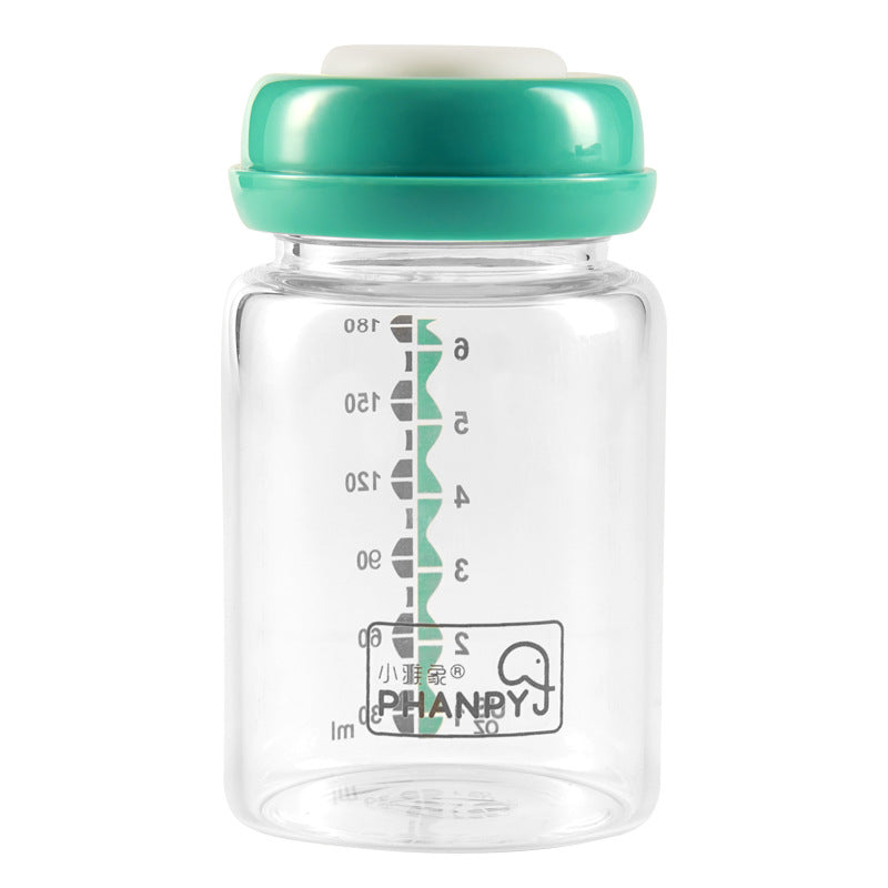 Xiaoyaxiang breast milk preservation bottle glass milk storage bottle wide diameter standard diameter baby milk storage bottle breast milk storage cup