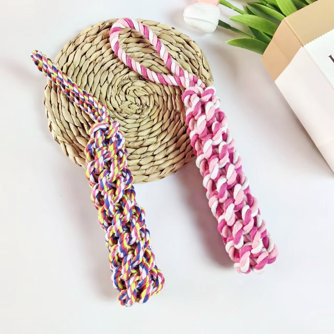 Pet Toy Dog Knot Toy Animal Shape Teeth Gnawing Rope Pomeranian Interactive Pull Tug of War Dog Toy