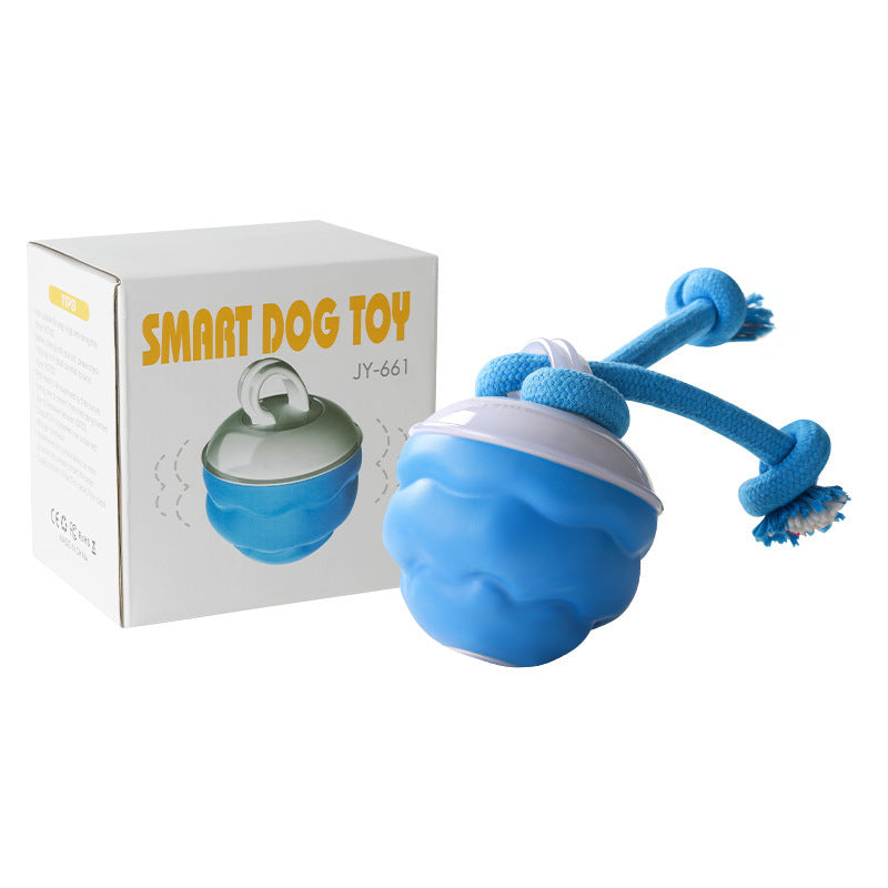 Electric pet toy ball rolling ball rechargeable dog toy bite-resistant interactive dog ball teething