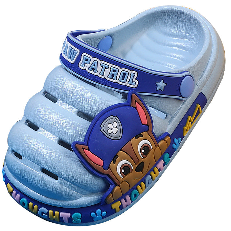Paw Patrol Summer Children's Cartoon Croc Shoes for Men and Women Baby Home Non-Slip Sandals Caterpillar Sandals Wholesale