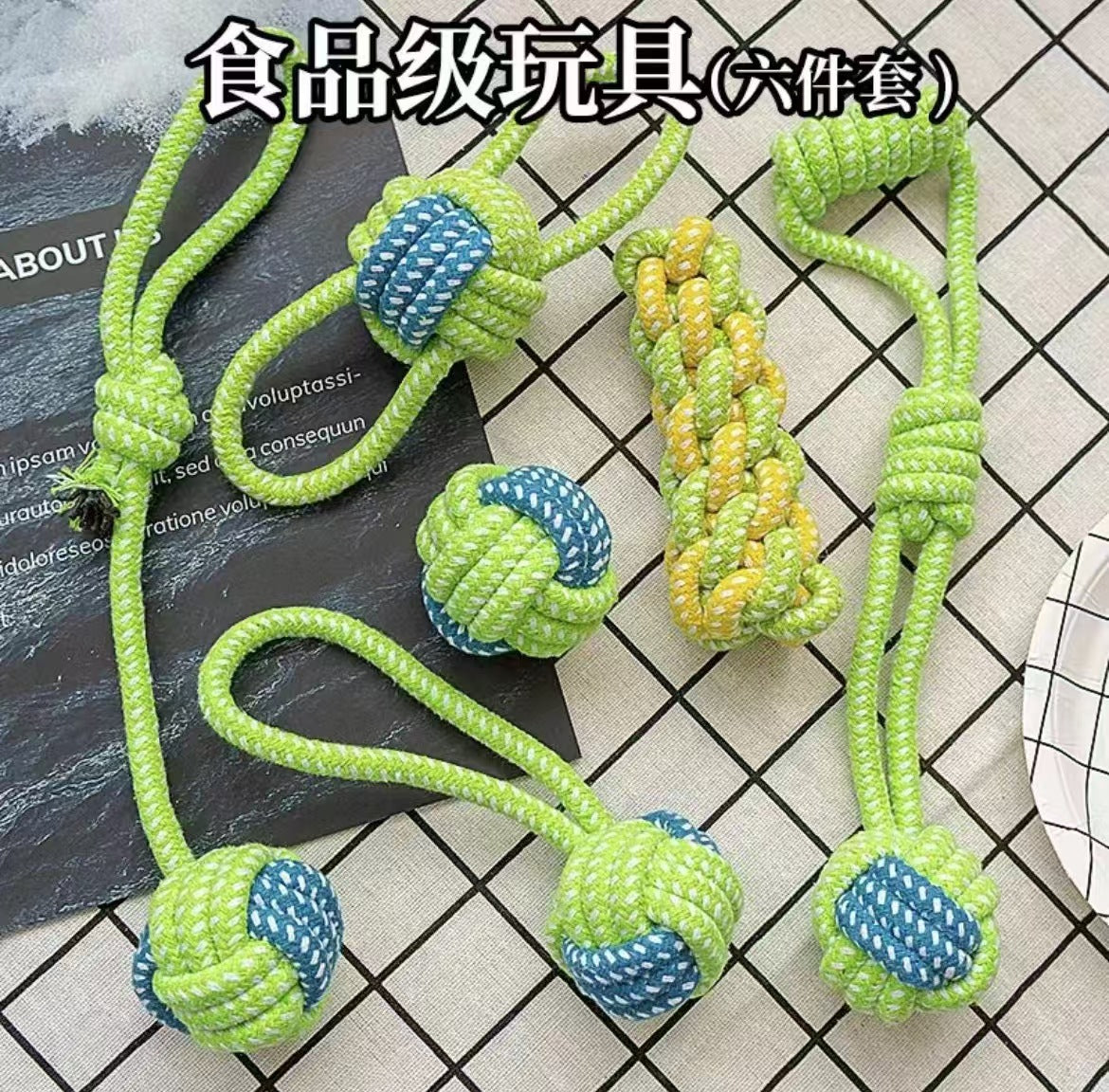 New dog toy chew rope strong and bite-resistant dog teething stick self-entertaining medium and large dog toys pet supplies