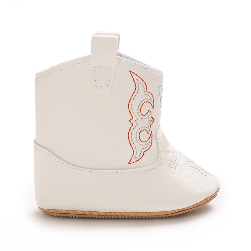 New style baby boots cute high quality soft PU non-slip sole spring and autumn fashion 0-1 year old newborn walking