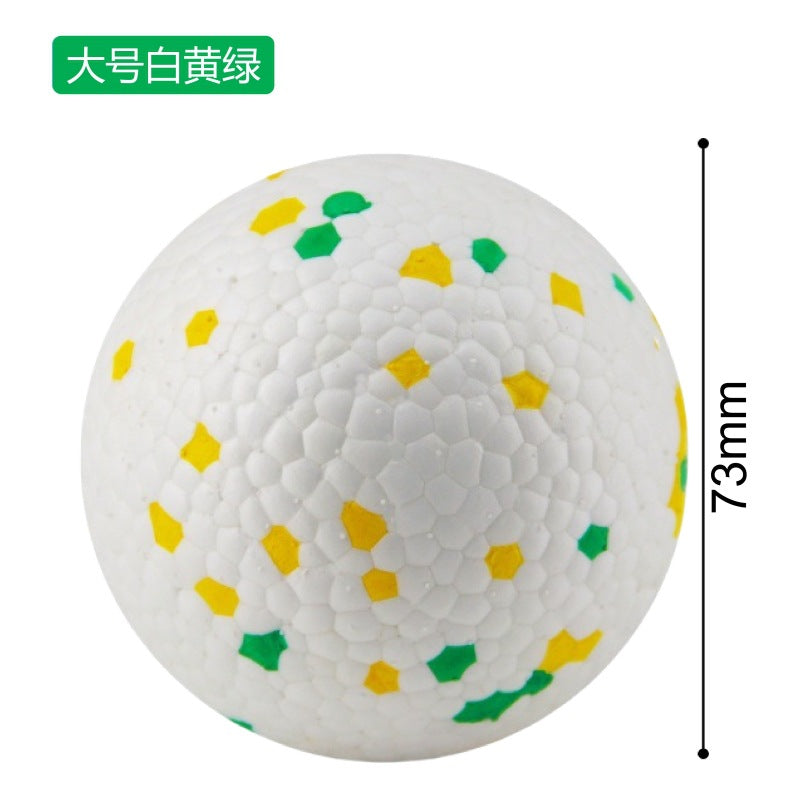 Eisenwell Explosive Ball High Elastic Lightweight Popcorn Ball Bite-resistant Teeth Grinding Pet Toy Dog Solid Toy Ball