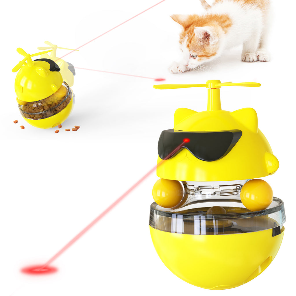 Pet supplies Amazon's new product explosion model electric vocal tumbler laser infrared ray tease cat toy