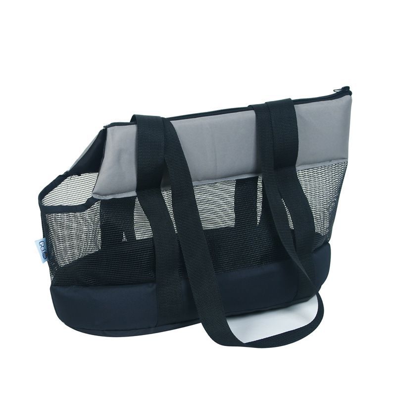 Cat bag portable pet bag dog backpack cat bag folding bag mesh handbag single shoulder